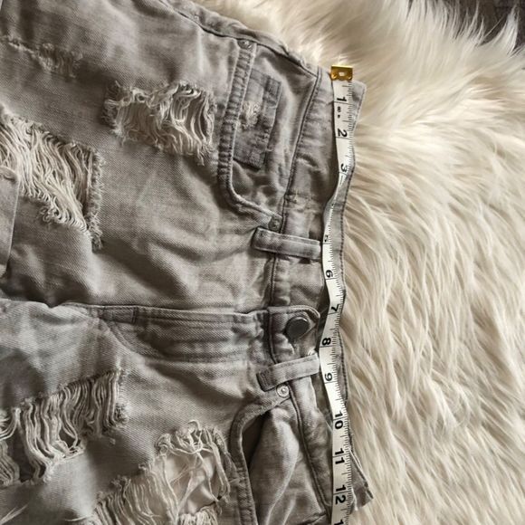 All Saints Grey Pam Shorts - Picture 5 of 7